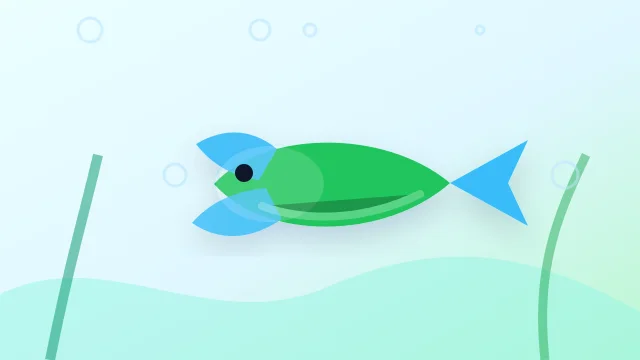 Green Neon Tetra (Paracheirodon simulans) in a freshwater aquarium